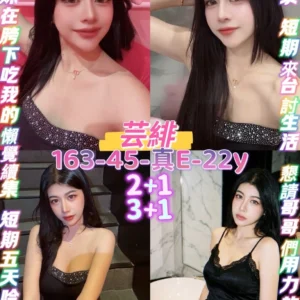 桃園定點茶-芸菲/163/45/22/E